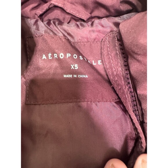 Lot Of 2 Aeropostale Puffer Vest Quilted Women's Size XS Pink And Purple Full So - Picture 6 of 16